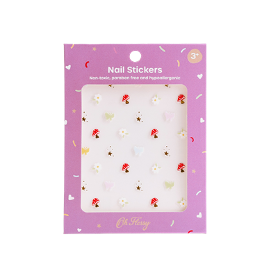 Oh Flossy Çocuk Tırnak Sticker Seti/ Magic Garden