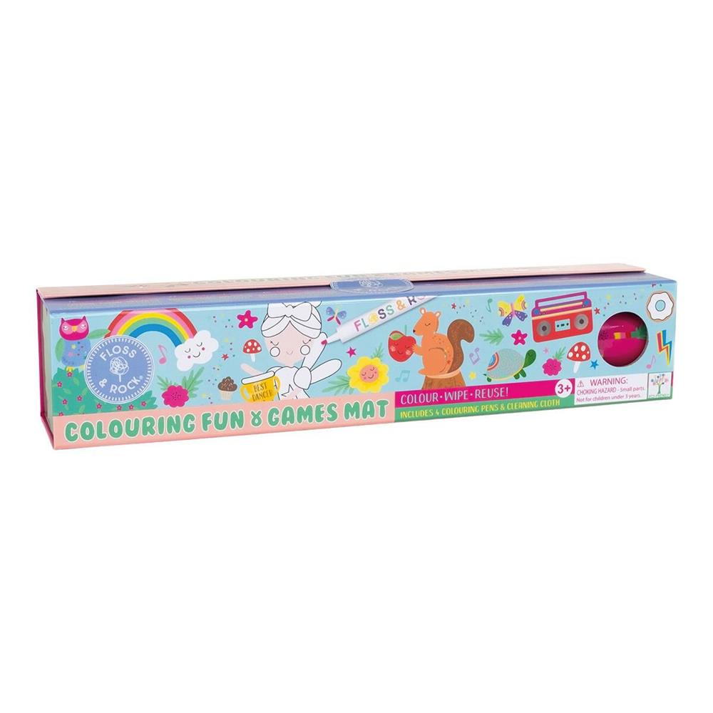 Floss & Rock Boyanabilir Oyun ve Aktivite Matı / Rainbow Fairy