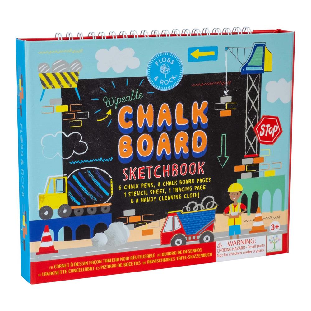FLOSS & ROCK Chalk Board Eskiz Kitabı / Constuctıon *YENİ*