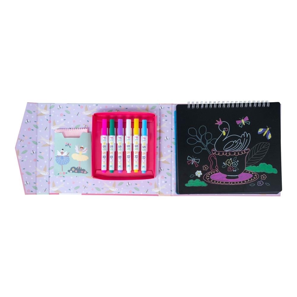FLOSS & ROCK Chalk Board Eskiz Kitabı / Enchanted *YENİ*