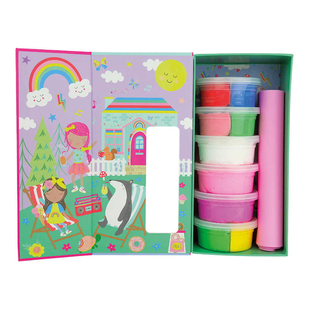 Floss & Rock Clay And Play Hava İle Kuruyan Kil Seti/ Rainbow Fairy
