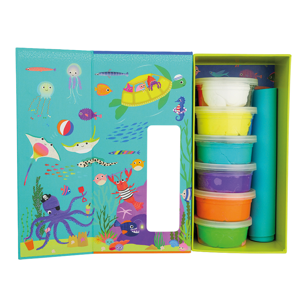 Floss & Rock Clay And Play Hava İle Kuruyan Kil Seti/ Ocean