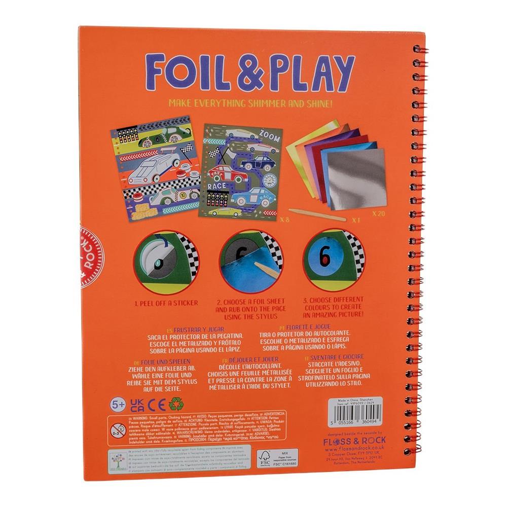 Floss & Rock Folyo Aktivite Seti / Cars