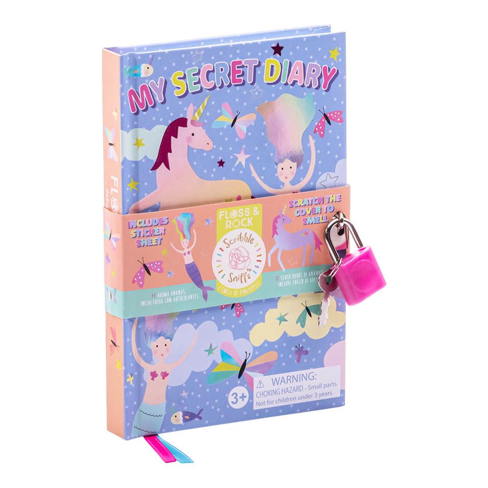 FLOSS & ROCK Kokulu Kilitli Günlük / Fantasy *YENİ*