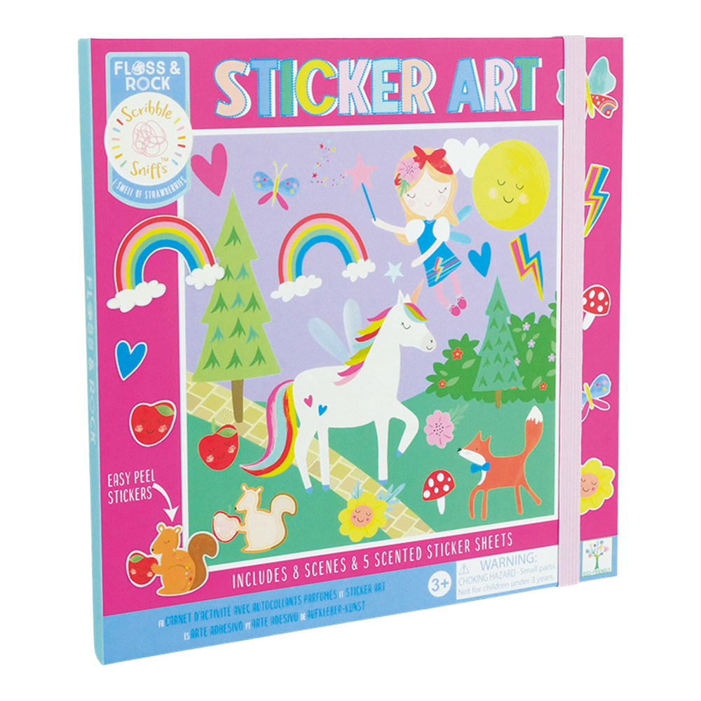 Floss & Rock Kokulu Sticker Aktivite Kitabı / Rainbow Fairy