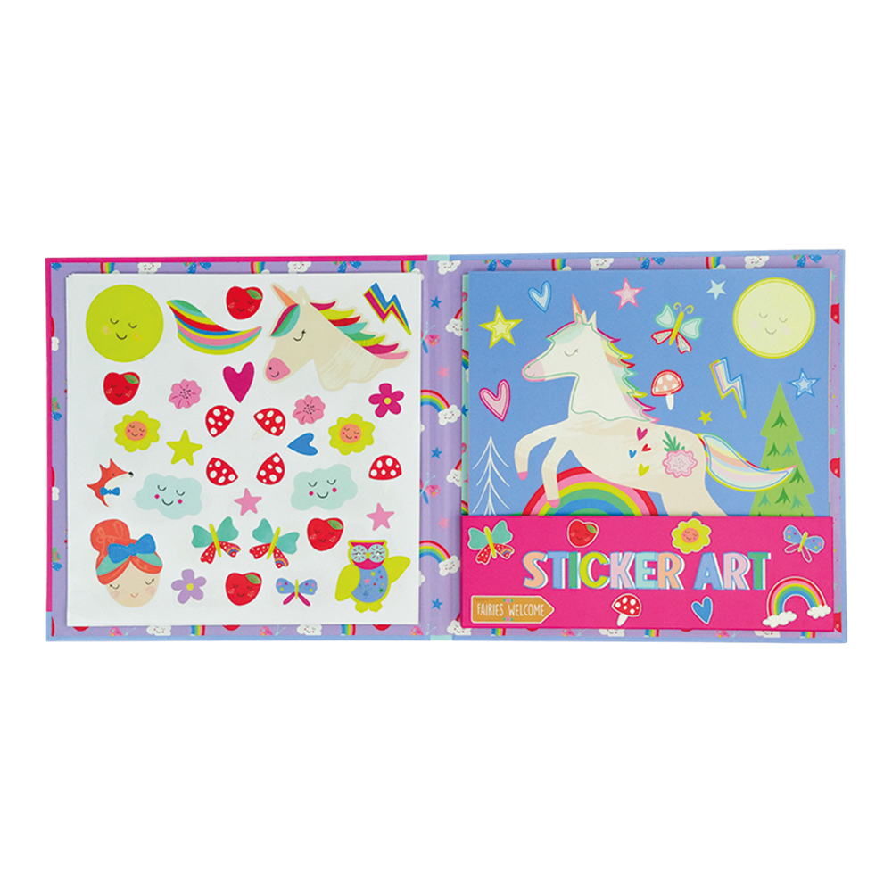 Floss & Rock Kokulu Sticker Aktivite Kitabı / Rainbow Fairy