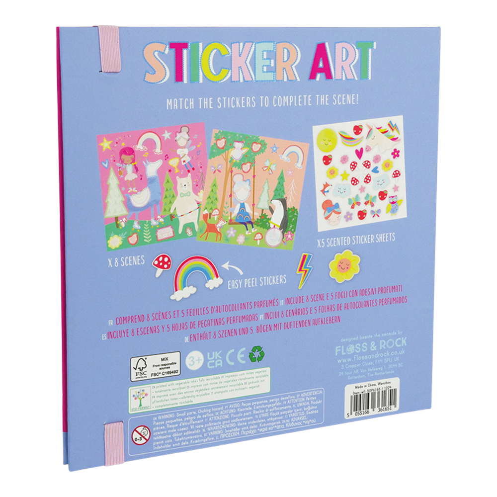 Floss & Rock Kokulu Sticker Aktivite Kitabı / Rainbow Fairy