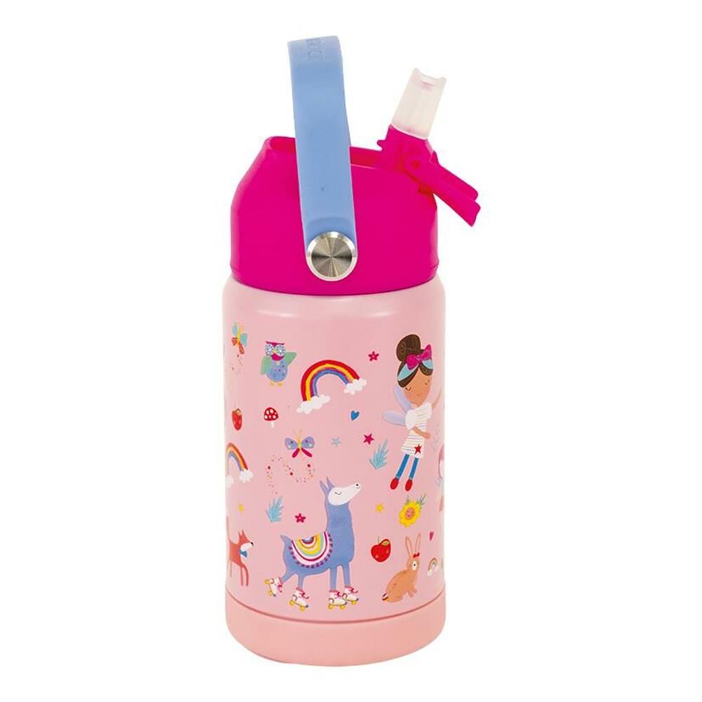 FLOSS & ROCK Paslanmaz Çelik Pipetli Suluk / Rainbow Fairy