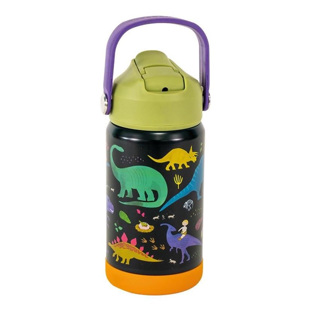 FLOSS & ROCK Paslanmaz Çelik Pipetli Suluk / Dino