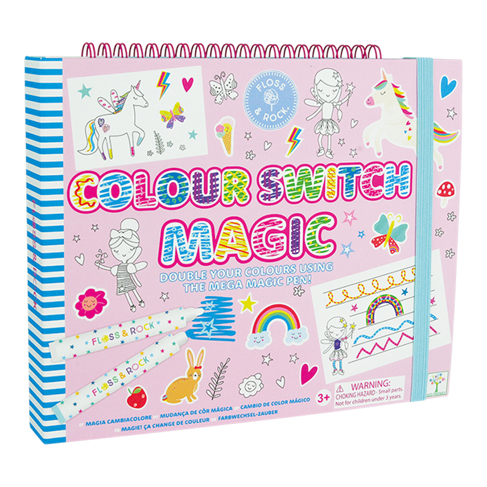 Floss & Rock Renk Değiştiren Sihirli Aktivite Kitabı / Rainbow Fairy