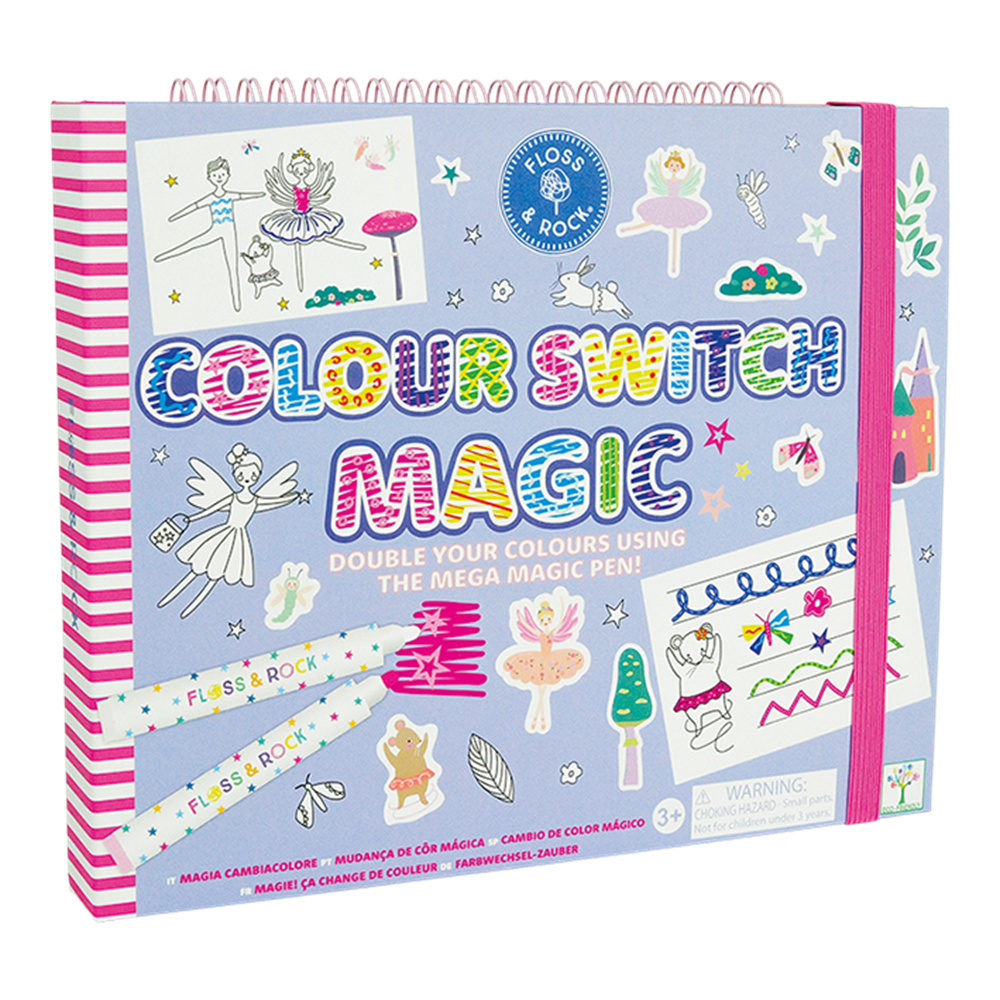 Floss & Rock Renk Değiştiren Sihirli Aktivite Kitabı / Enchanted