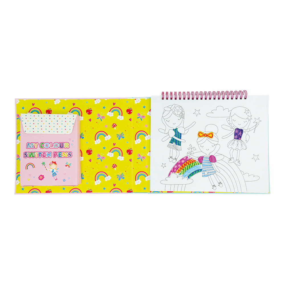 Floss & Rock Renk Değiştiren Sihirli Aktivite Kitabı / Rainbow Fairy