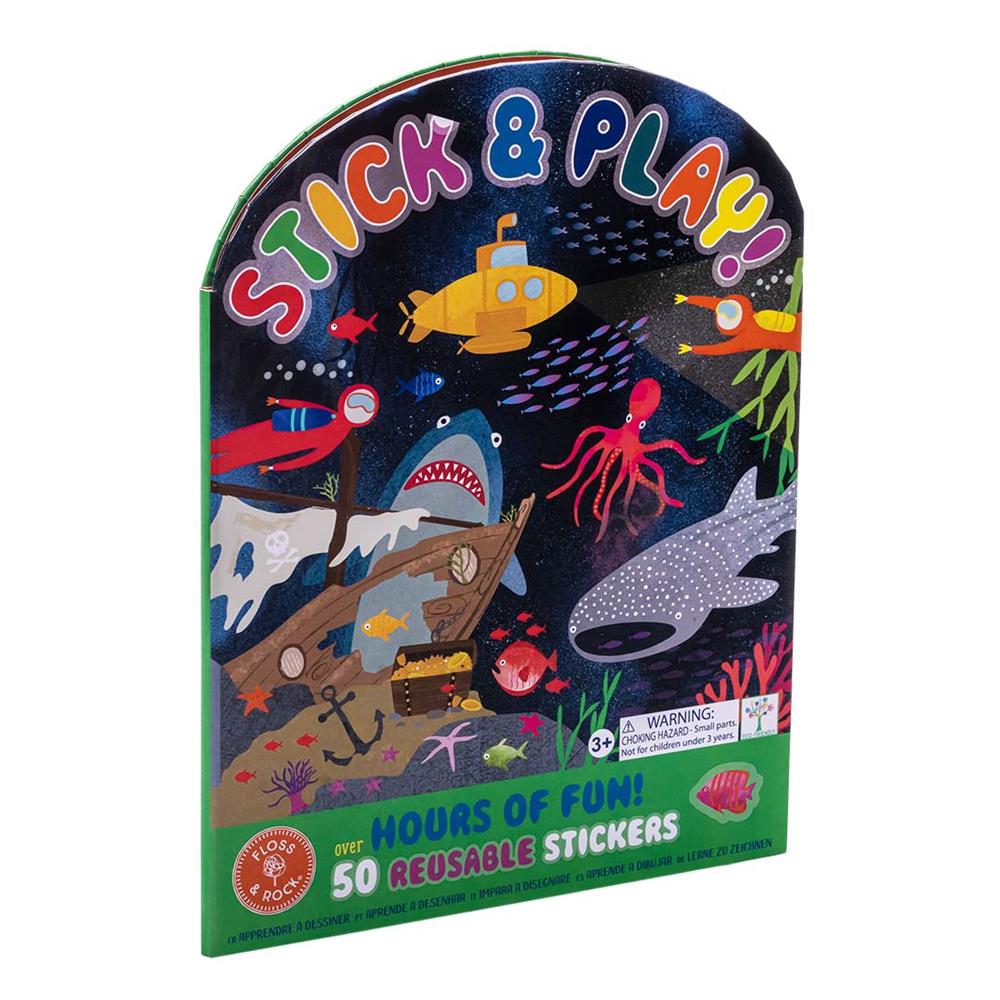 FLOSS & ROCK Tak Çıkart Sticker Oyun Sahnesi / Deep Sea *YENİ*