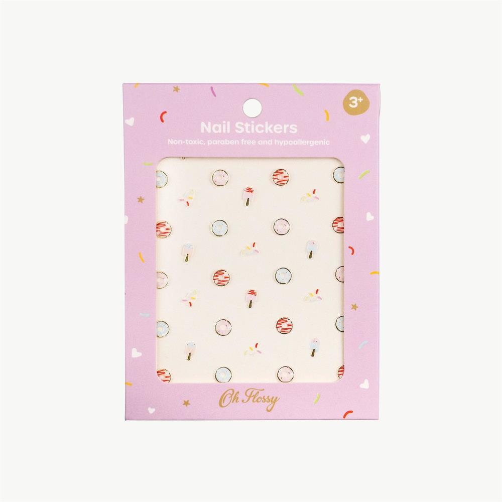Oh Flossy Çocuk Tırnak Sticker Seti / Sweets