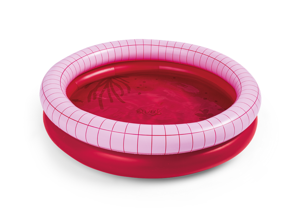 Quut Dippy Şişme Çocuk Yüzme Havuzu / Çap 120  cm /Cherry