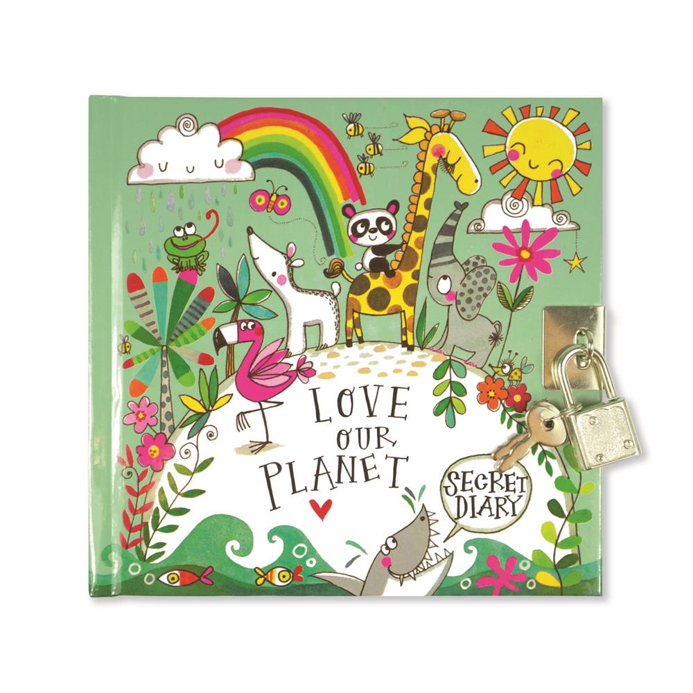 RACHEL ELLEN Kilitli Günlük / Love Our Planet