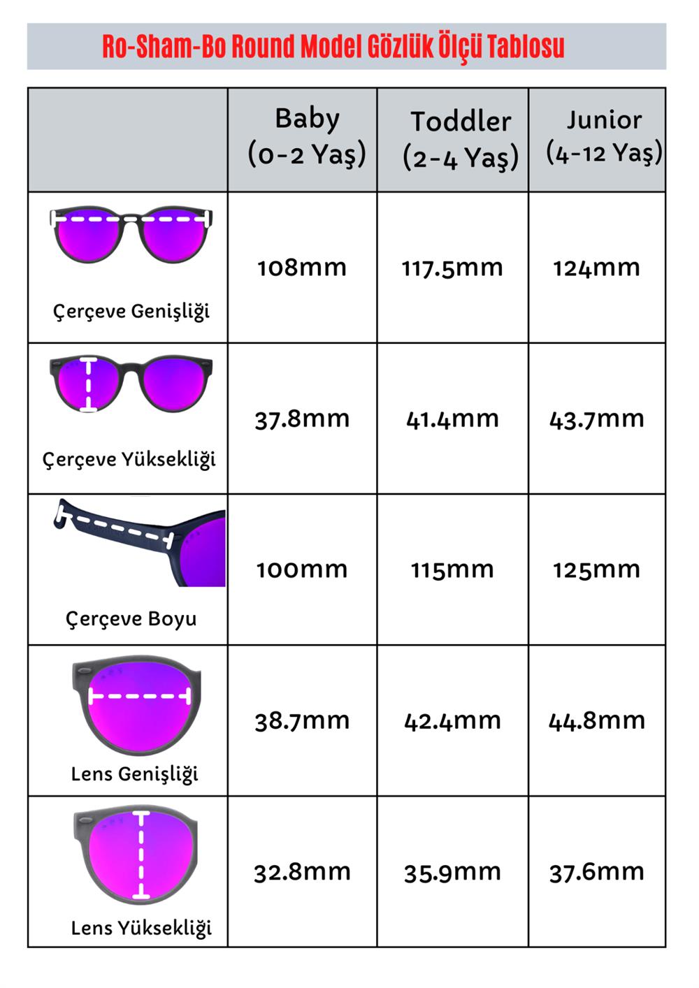 Roshambo Eyewear Bueller / Mor Lens / R Junior ( 4-12 Yaş)