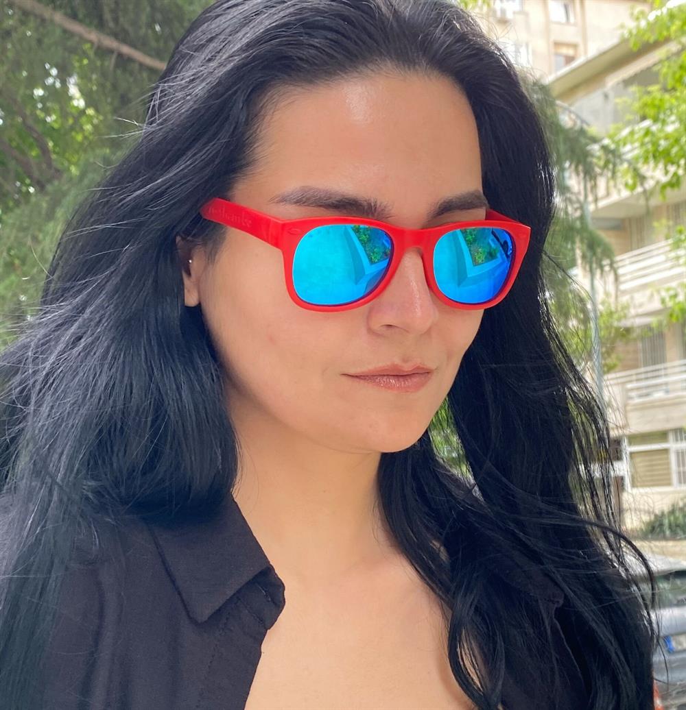 Roshambo Eyewear Mcfly / Mavi Lens Yetişkin Güneş Gözlüğü / W