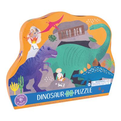 FLOSS & ROCK 80 Parça ‘’ Dinozor’’ Şekilli Yapboz / Dino