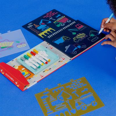 FLOSS & ROCK Chalk Board Eskiz Kitabı / Constuctıon *YENİ*