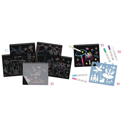 FLOSS & ROCK Chalk Board Eskiz Kitabı / Enchanted *YENİ*