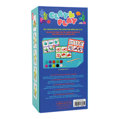 Floss & Rock Clay And Play Hava İle Kuruyan Kil Seti/ Ocean