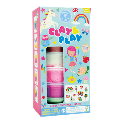 Floss & Rock Clay And Play Hava İle Kuruyan Kil Seti/ Rainbow Fairy