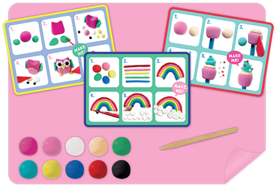 Floss & Rock Clay And Play Hava İle Kuruyan Kil Seti/ Rainbow Fairy