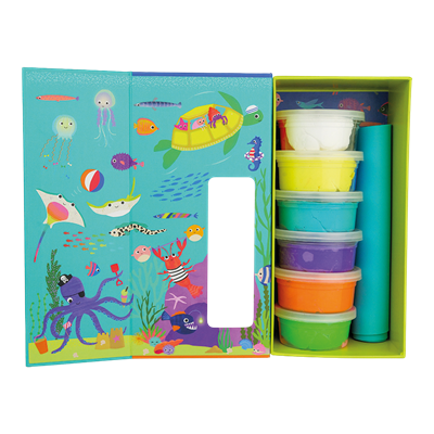 Floss & Rock Clay And Play Hava İle Kuruyan Kil Seti/ Ocean
