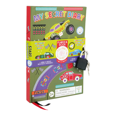 FLOSS & ROCK Kokulu Kilitli Günlük / Cars