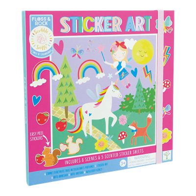 Floss & Rock Kokulu Sticker Aktivite Kitabı / Rainbow Fairy