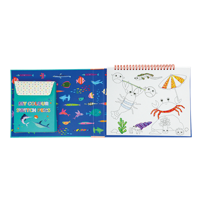 Floss & Rock Renk Değiştiren Sihirli Aktivite Kitabı / Ocean