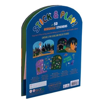 FLOSS & ROCK Tak Çıkart Sticker Oyun Sahnesi / Dino *YENİ*