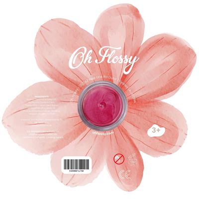 Oh Flossy Çocuk Renkli Doğal Ruj / Flower
