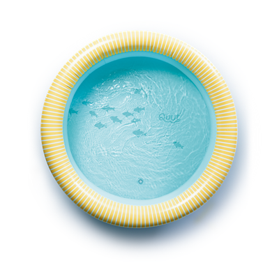 Quut Dippy Şişme Çocuk Yüzme Havuzu / Çap 80 / Banana Blue