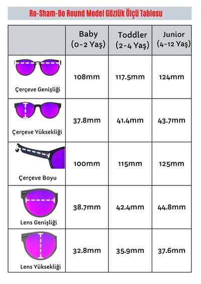 Roshambo Eyewear Bueller / Mor Lens / R Junior ( 4-12 Yaş)