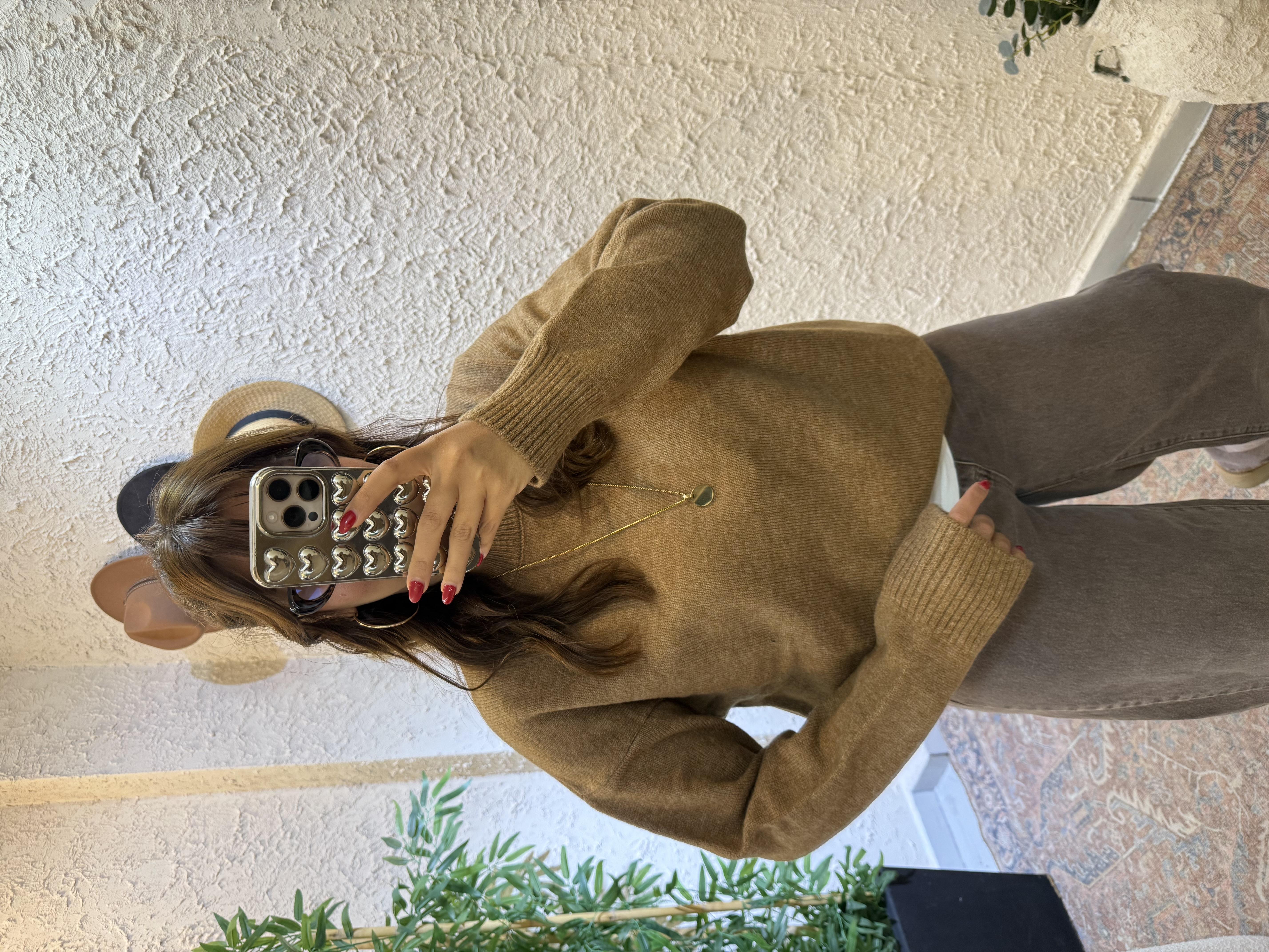  Oversıze Kazak Camel