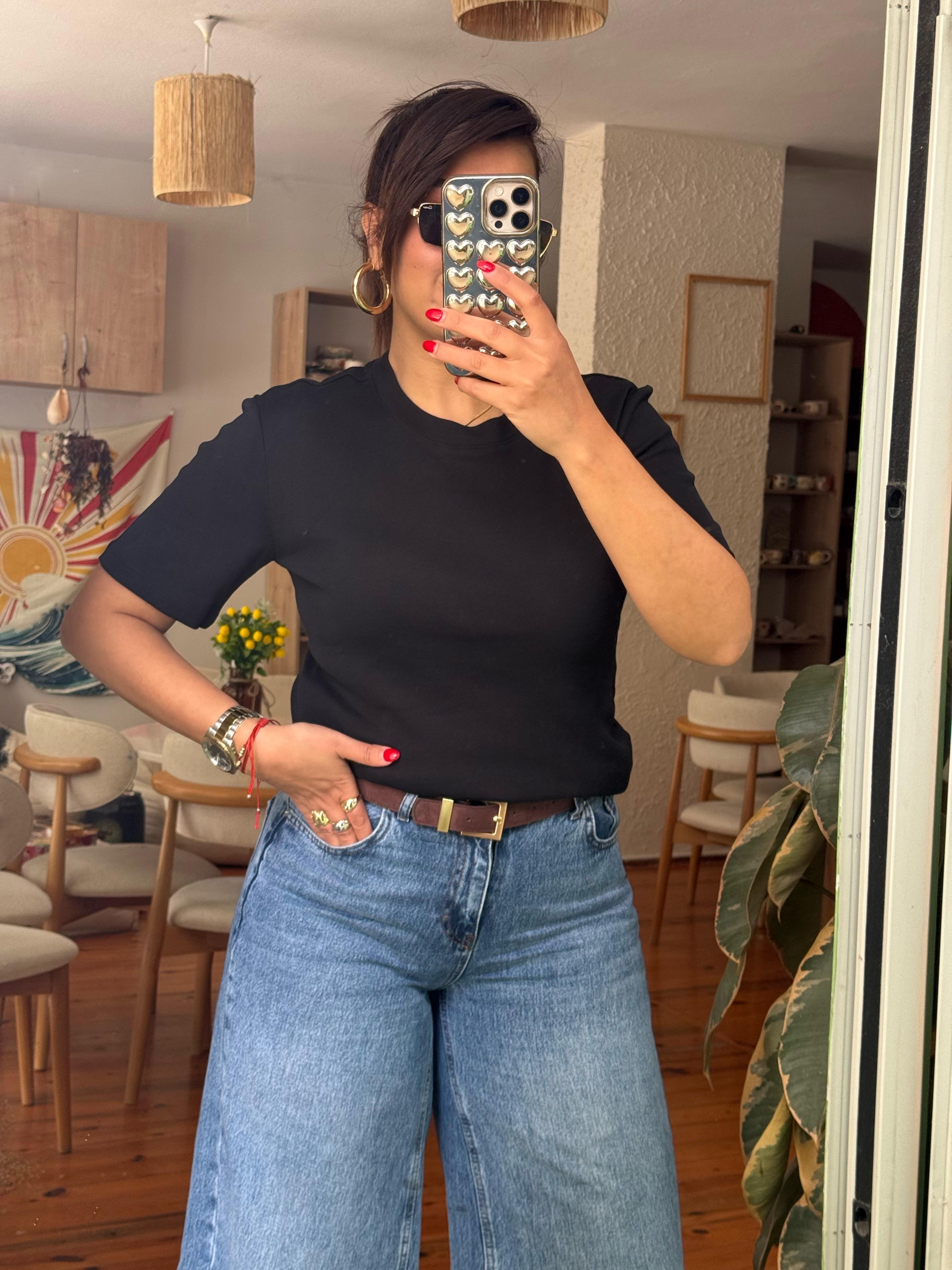 Basic T-shirt Siyah
