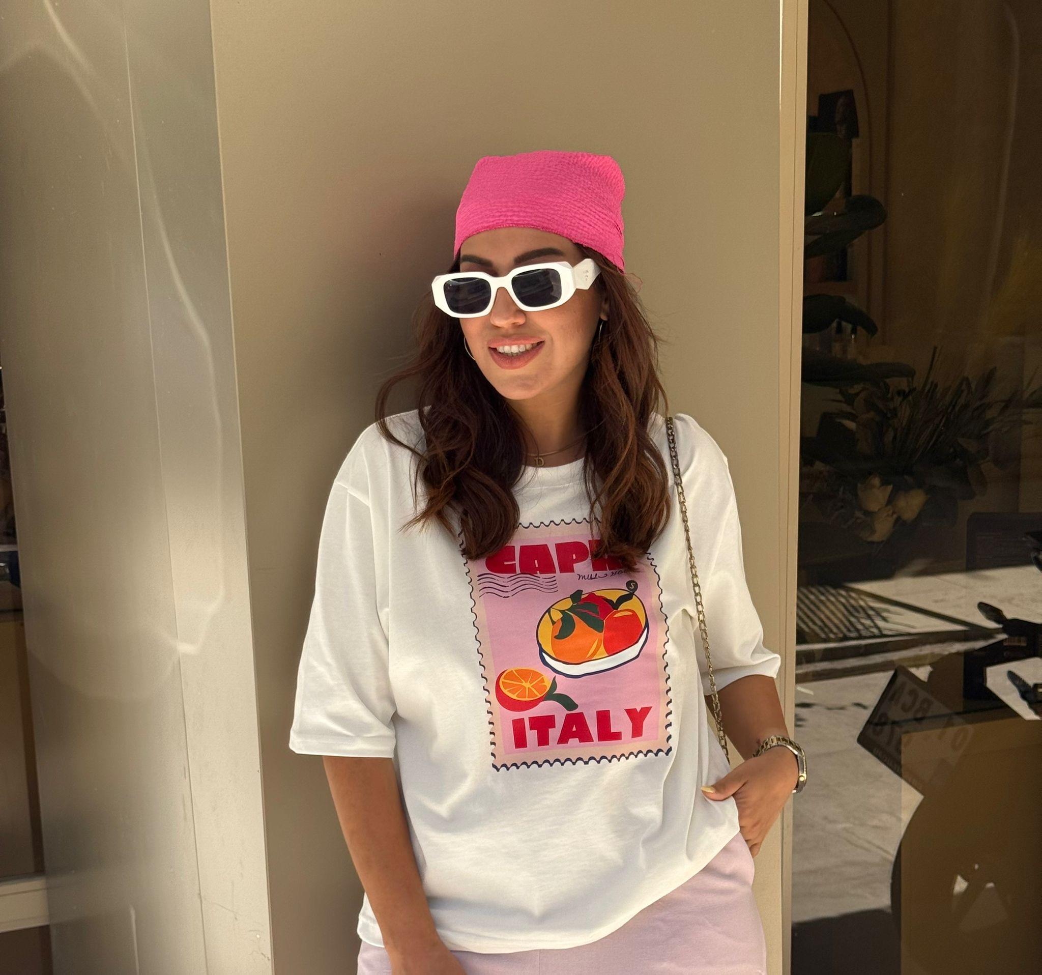 Caprı Italy Renkli T-shırt