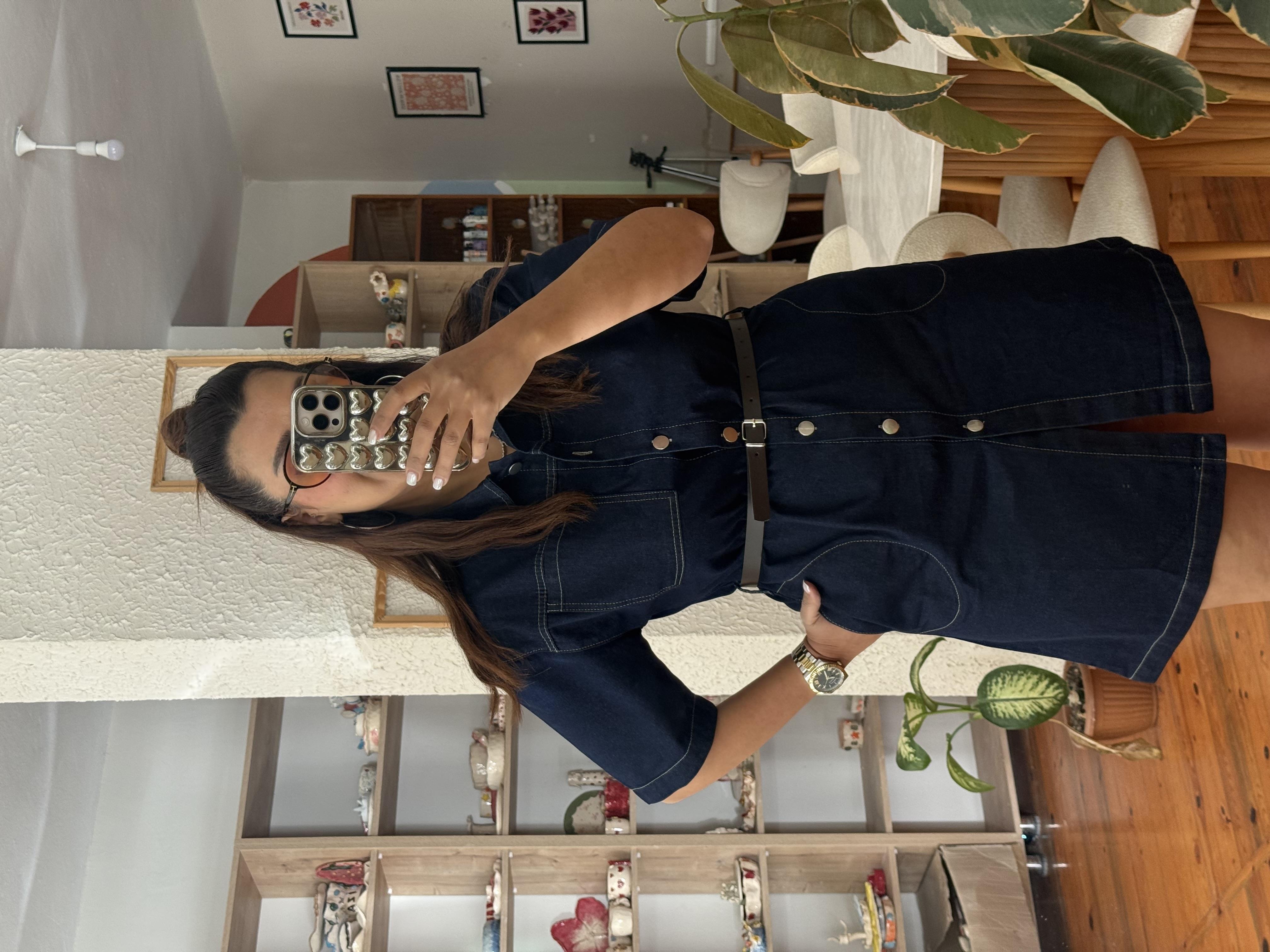 Denim Elbise 