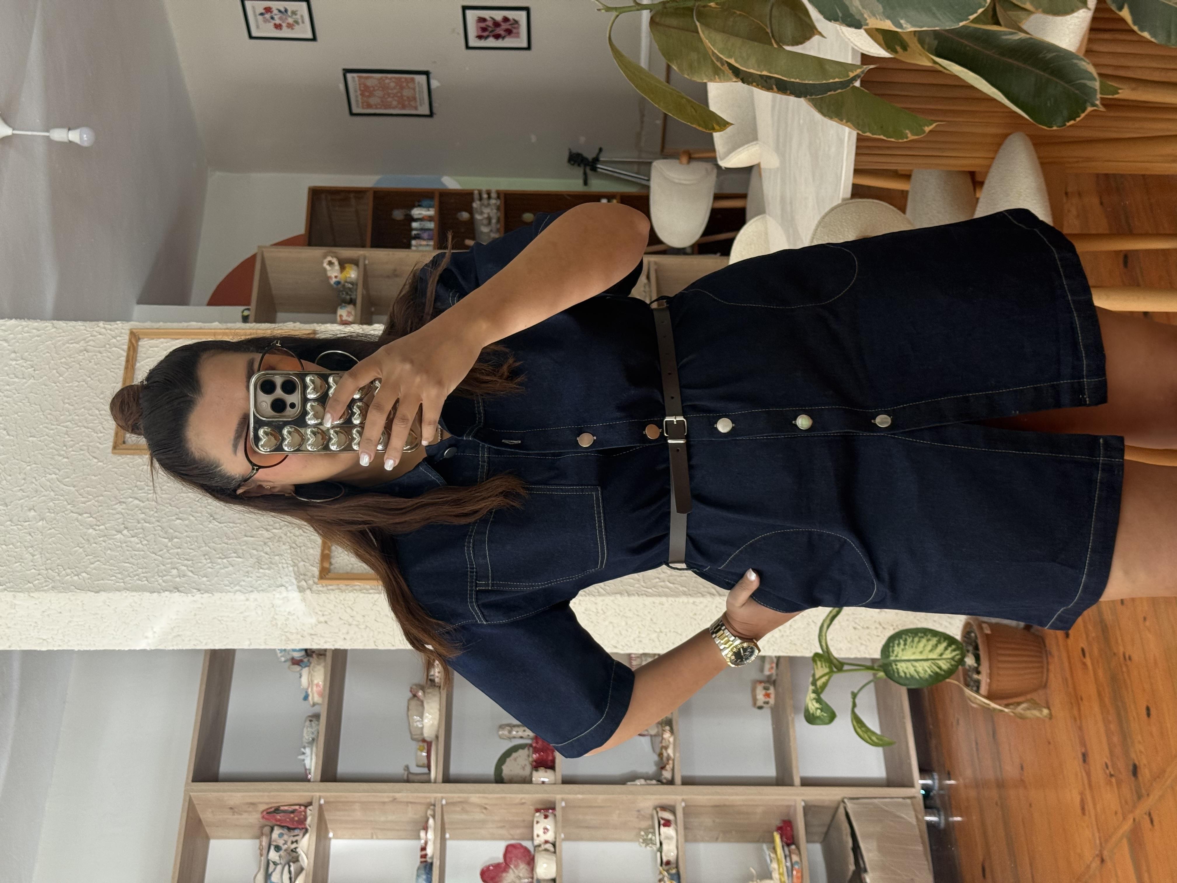 Denim Elbise 