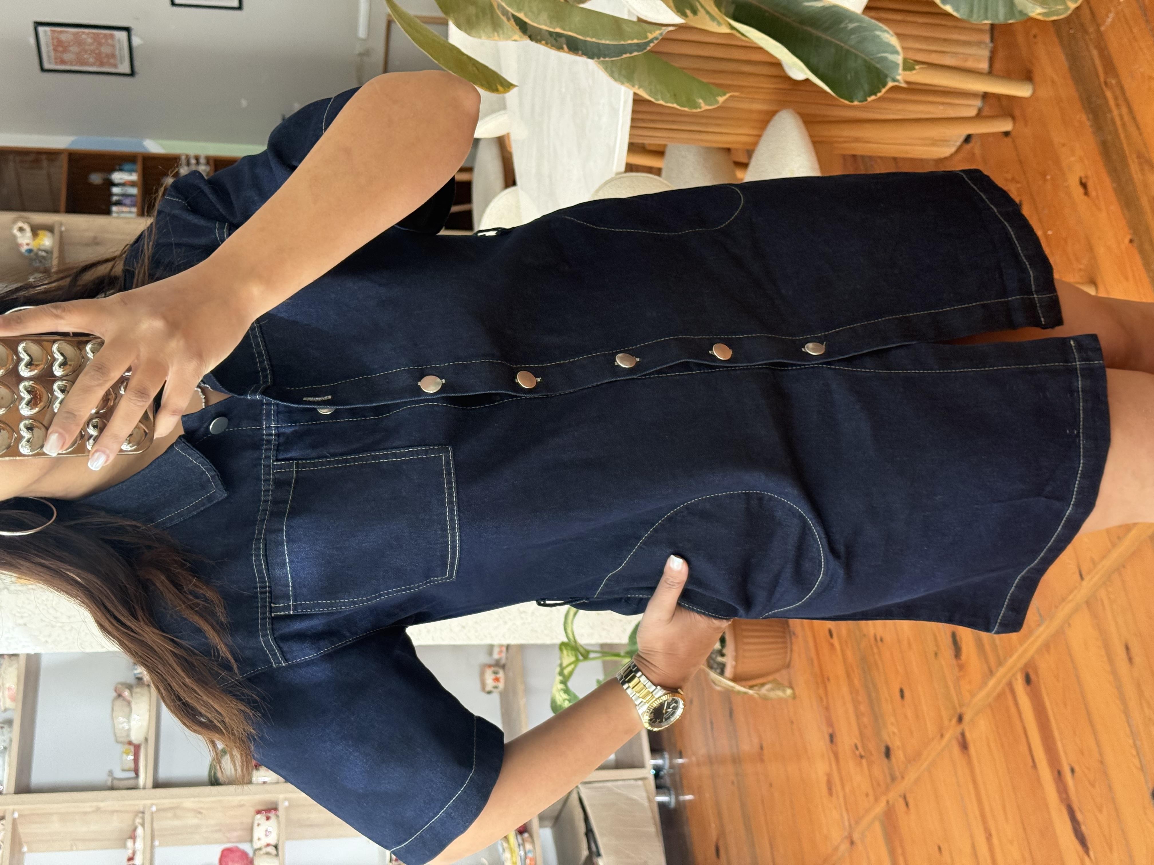 Denim Elbise 