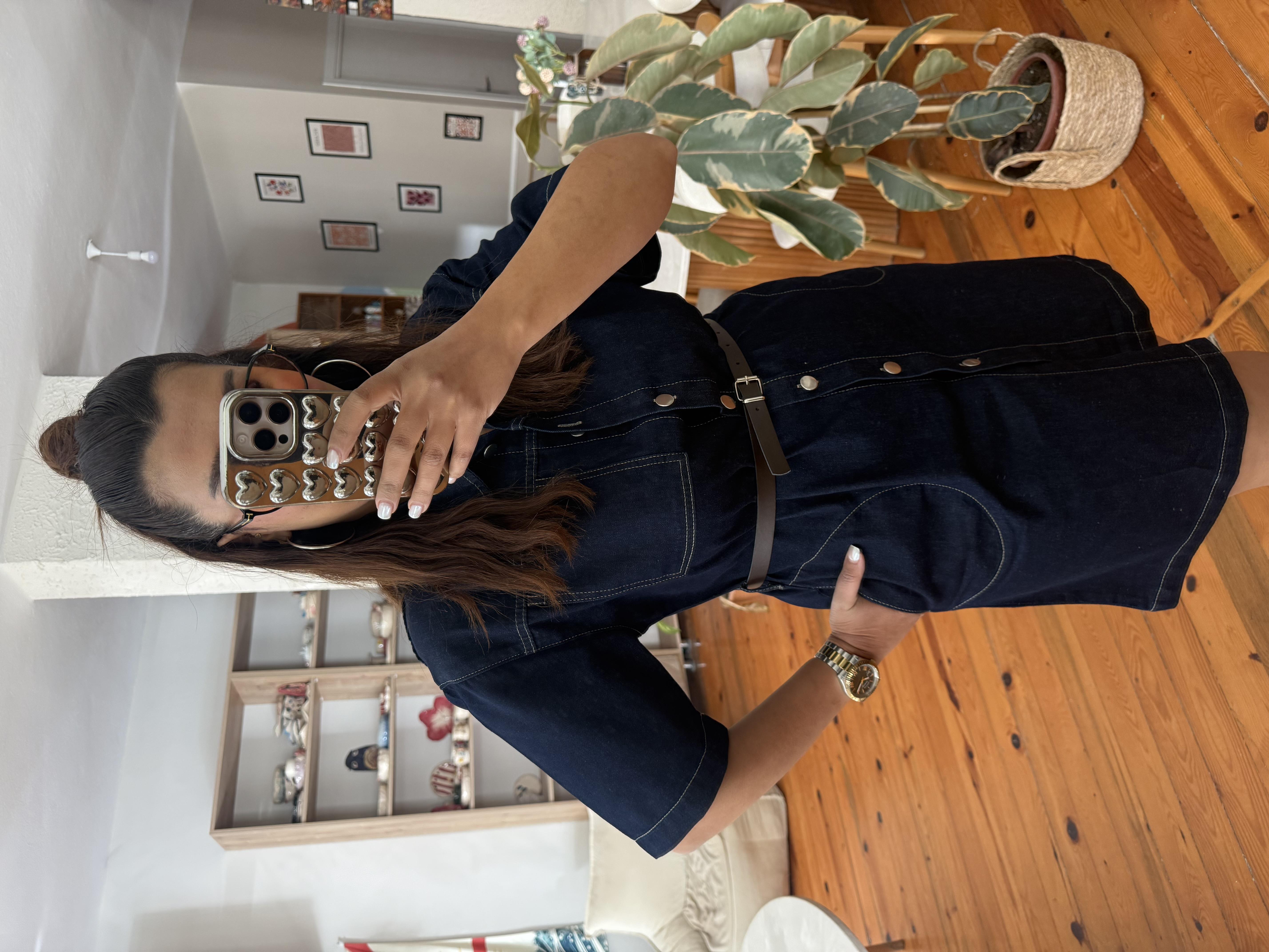 Denim Elbise 