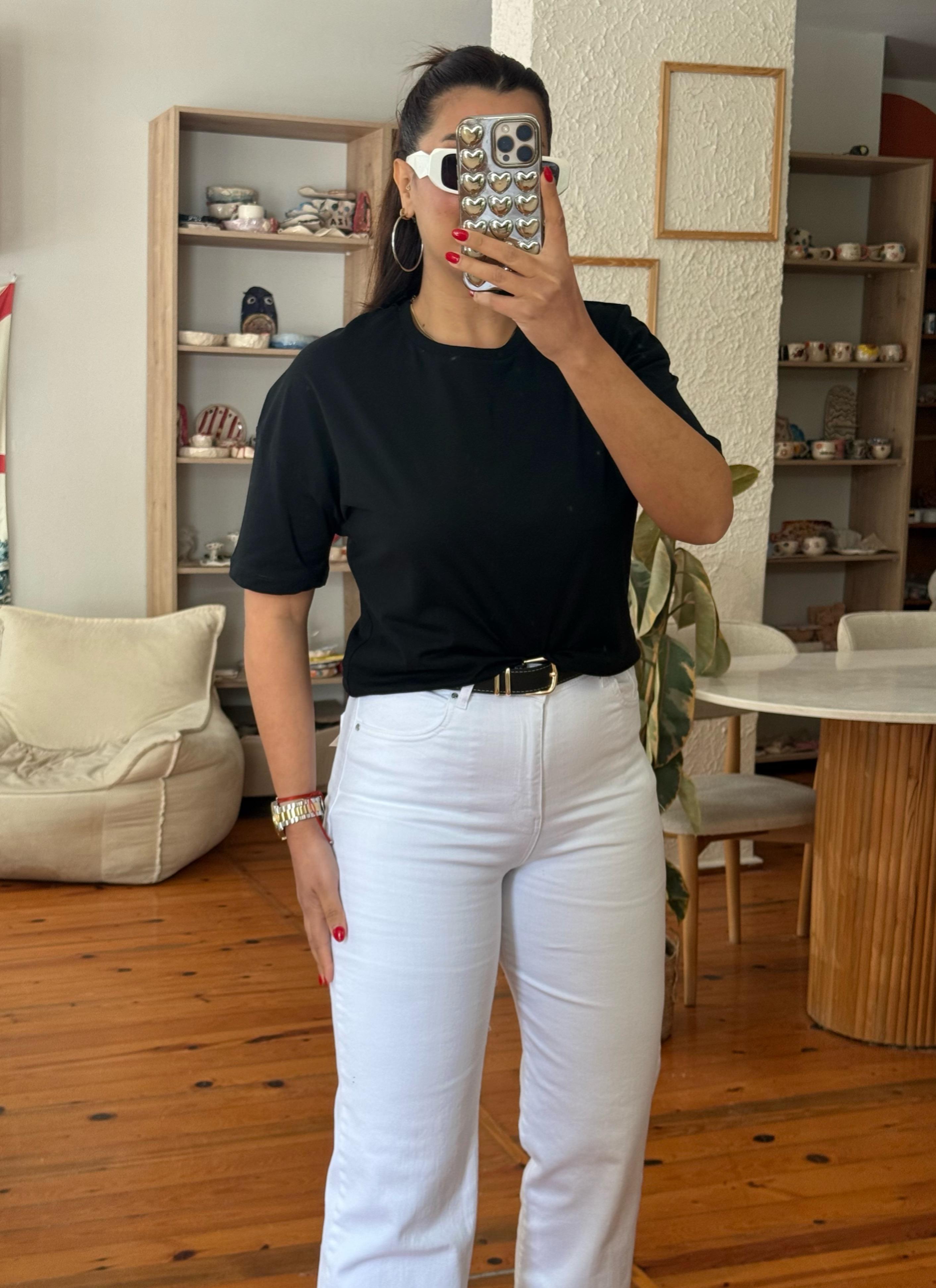 Dilvin Basic T-shirt  Siyah