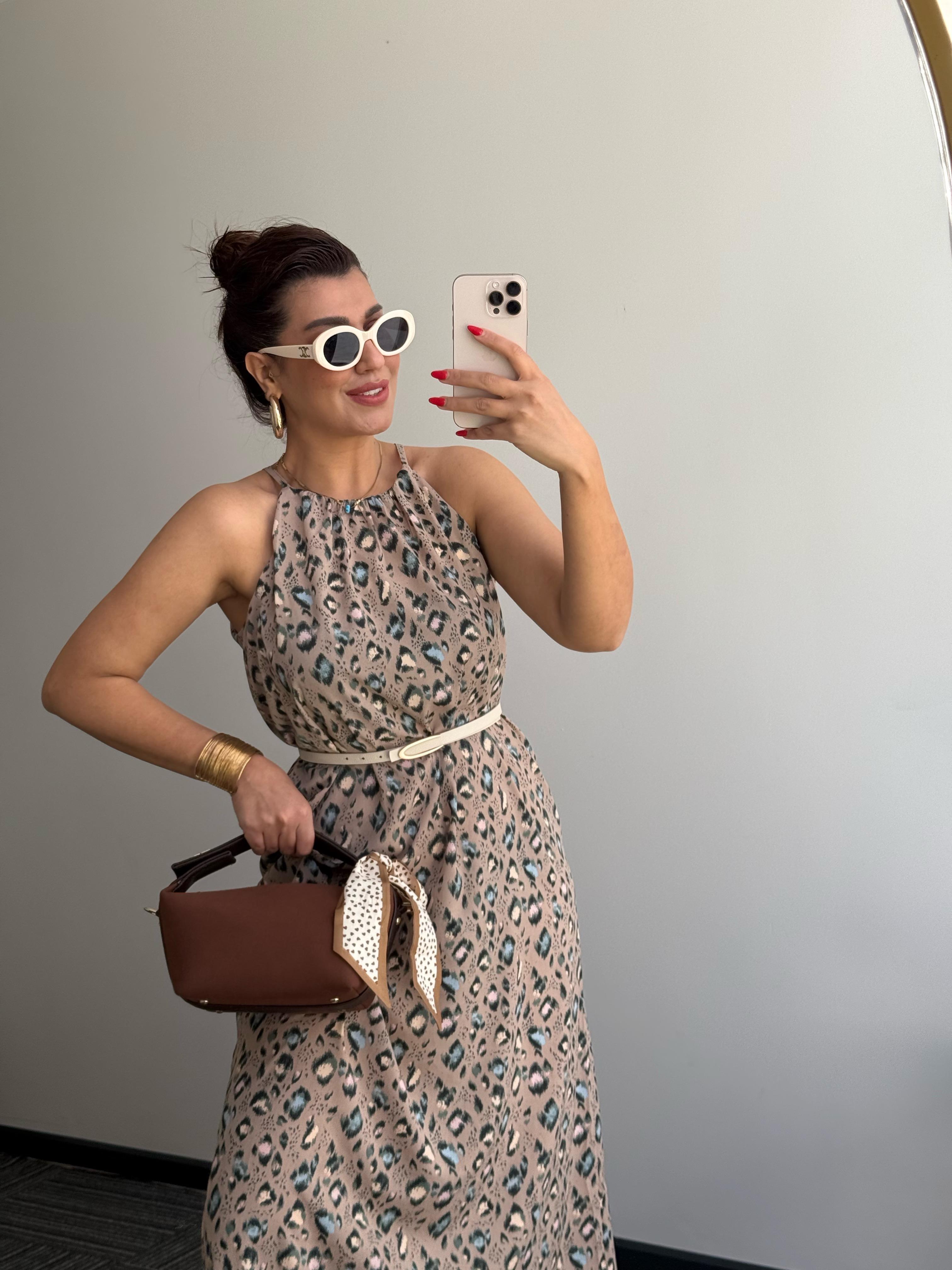 Halter Yaka Elbise