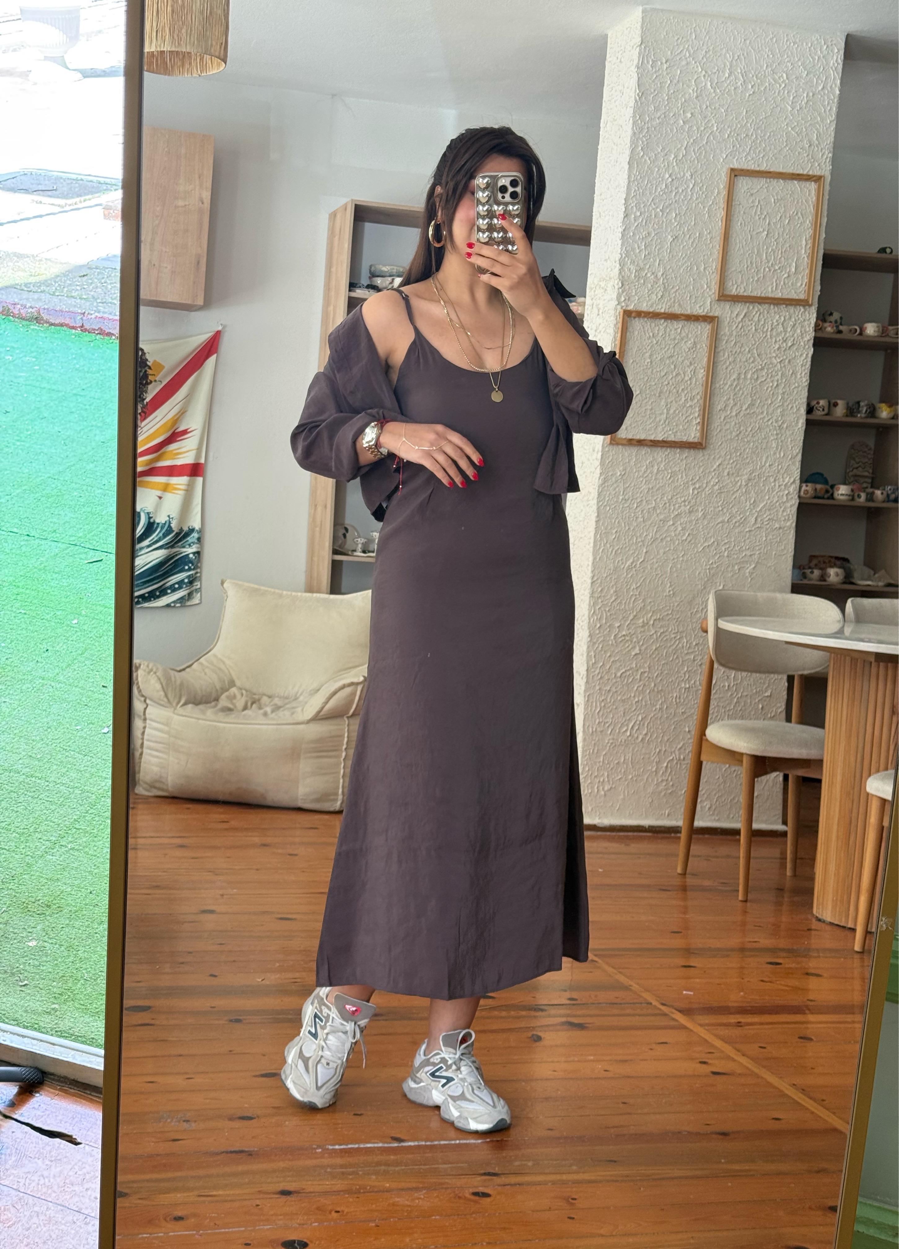 ikili Tensel Elbise 