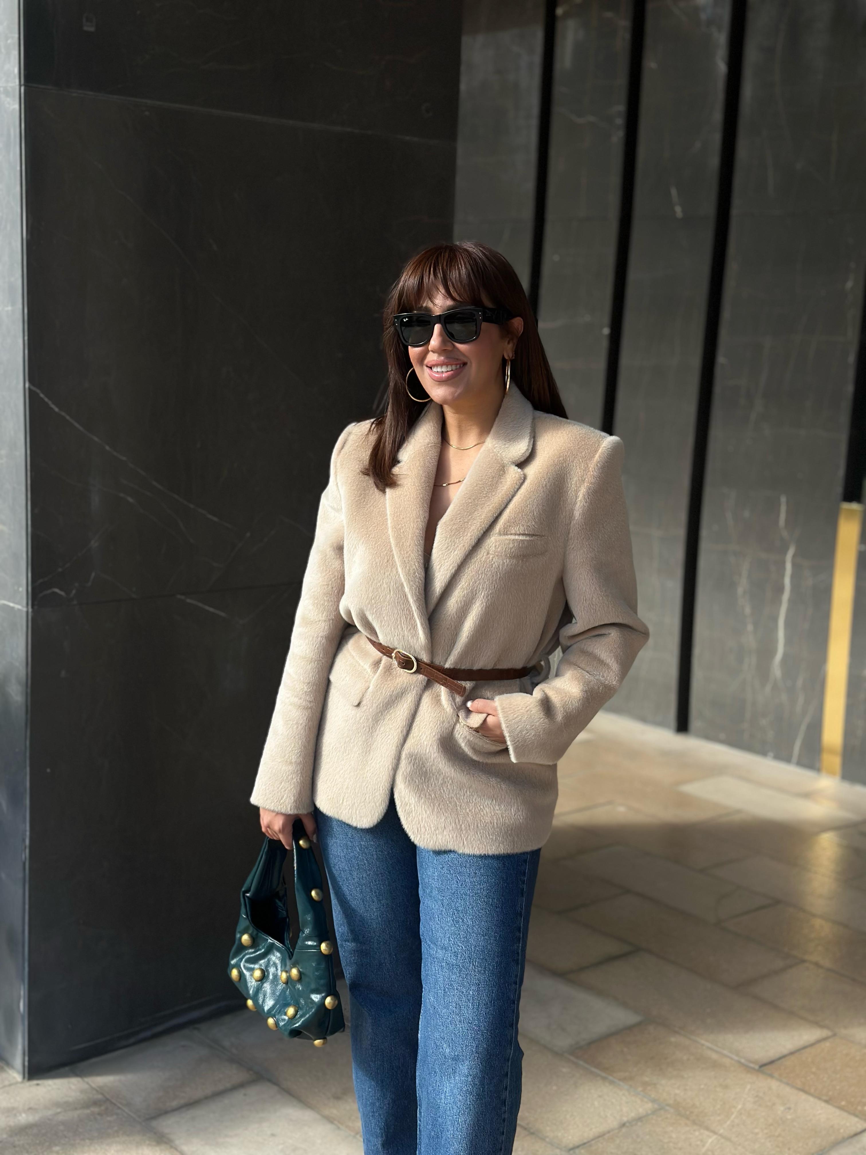 Kaşe Blazer Ceket 