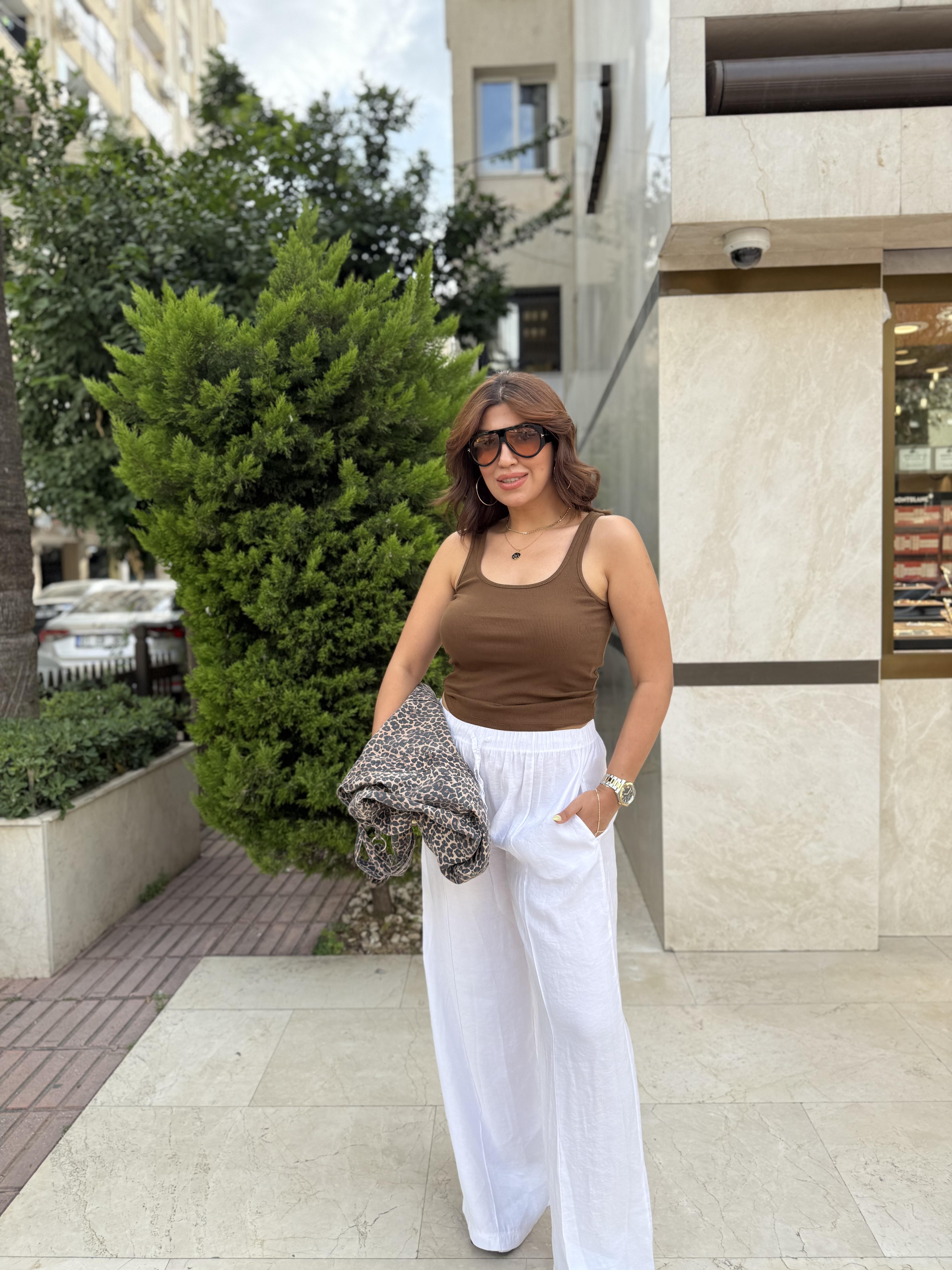 Kaşkorse Atlet Kahverengi