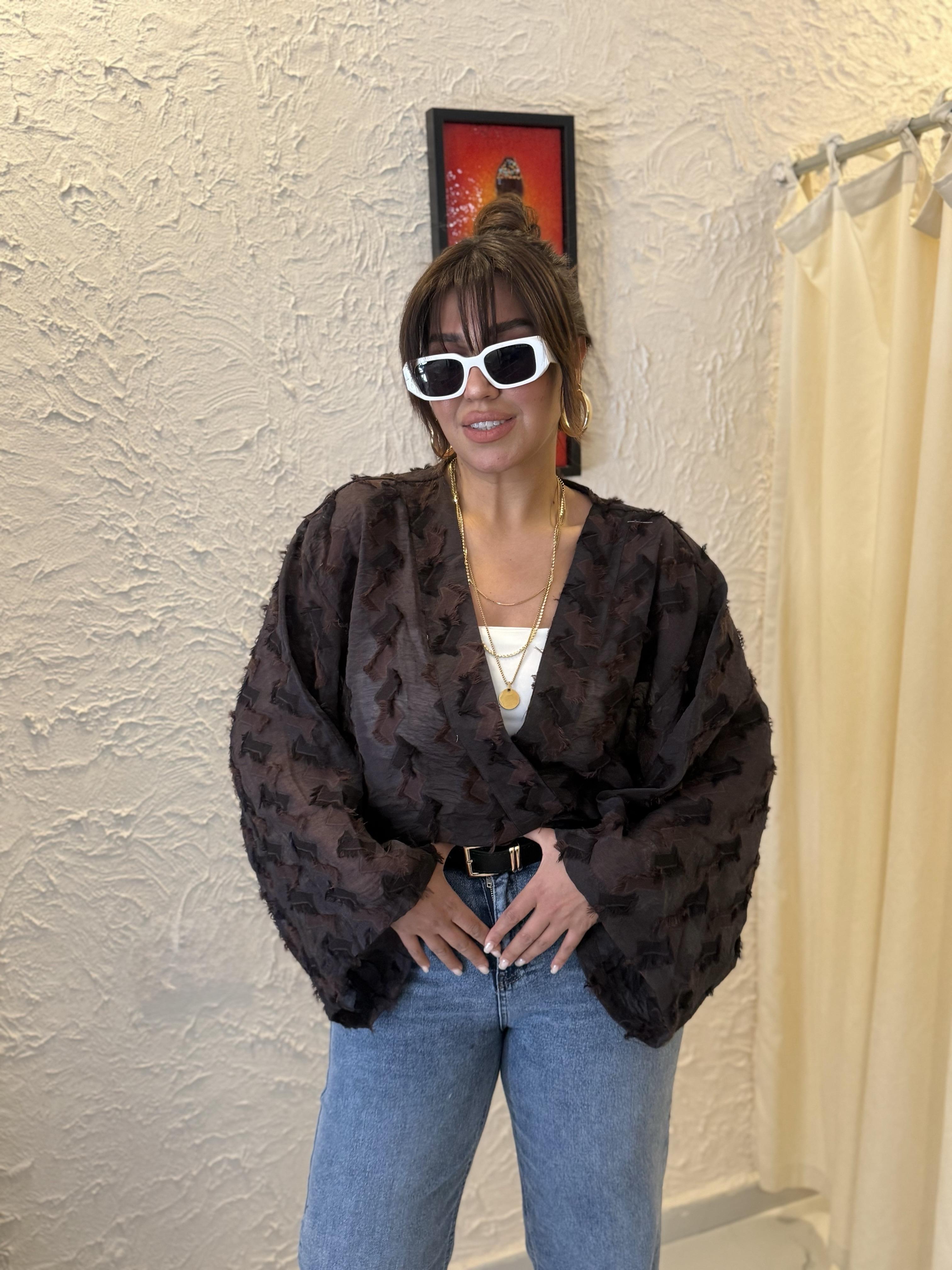 Kimono Kahverengi