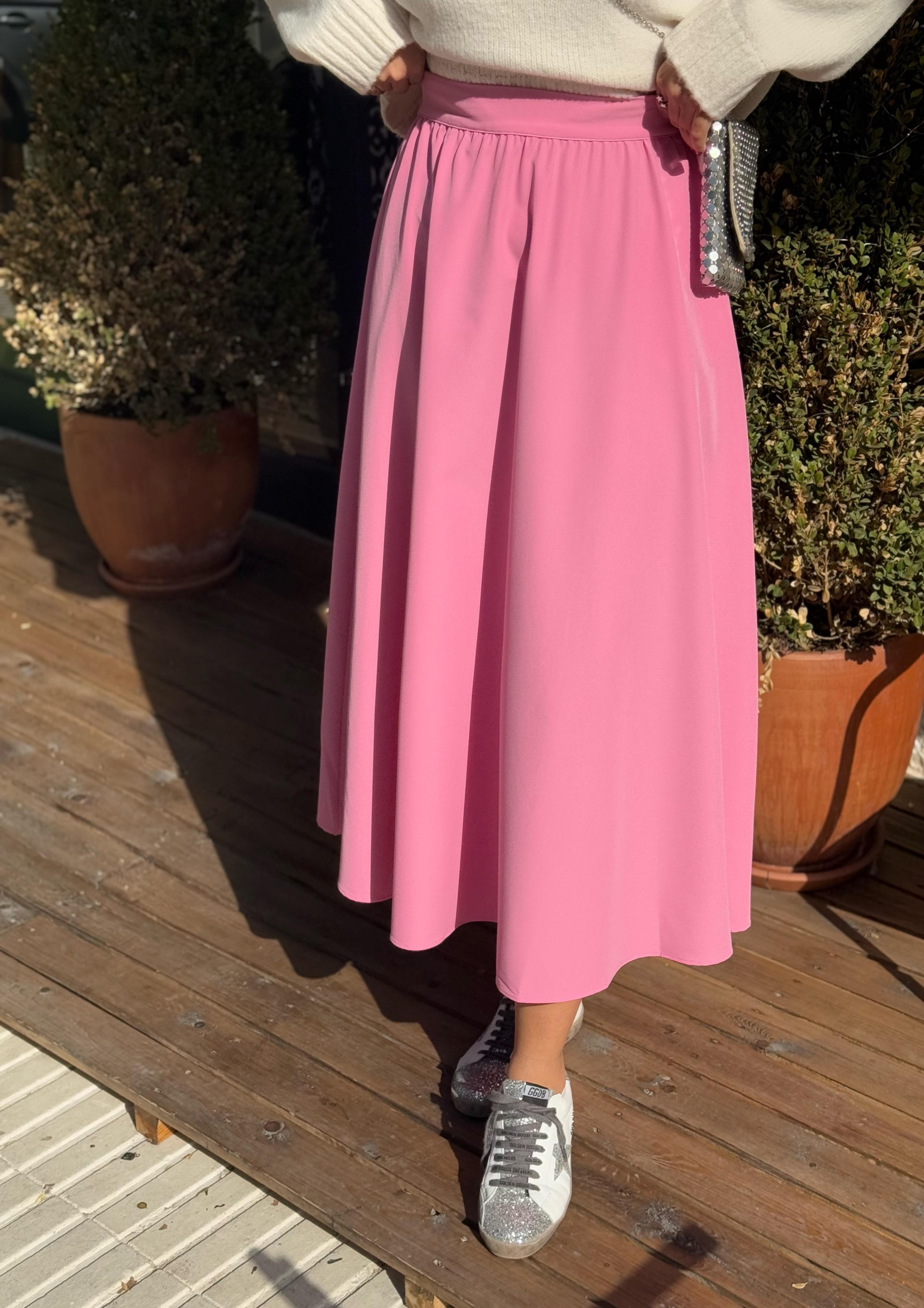 Kloş Etek  Pembe